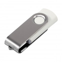 Флеш-память под логотип 8, 16, 32, 64 Гб USB TWISTER 2.0, белый